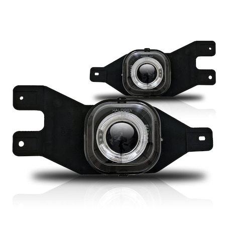 Winjet Halo Projectorfog Lights - Clear CFWJ-0062-C